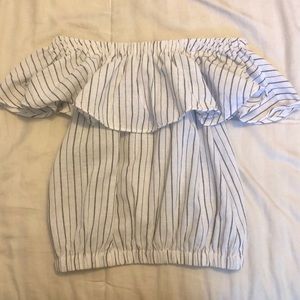 Off the Shoulder Crop Top